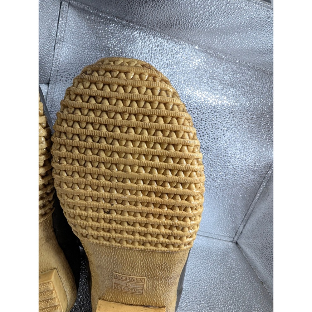 Superior Boot Co Women Brown Leather Duck Boots Thinsulate Insulated CWSP03 Sz 8 - Picture 9 of 11